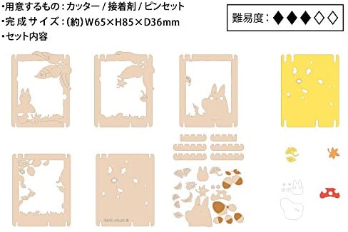 Paper Theater - My Neighbor Totoro Acorn (Wood Style) (PT-W02)