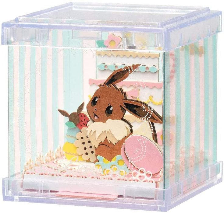 Paper Theater Cube - Pokemon - Eevee - with Display Case (PTC-03)