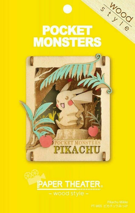 Paper Theater Wood Style - Pokemon - Pikachu (PT-W05)