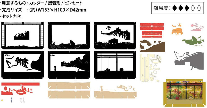 Paper Theater - Spirited Away - After Banquet (PT-L04)