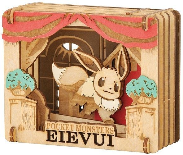 Paper Theater Wood Style - Pokemon - Eevee (PT-W06)
