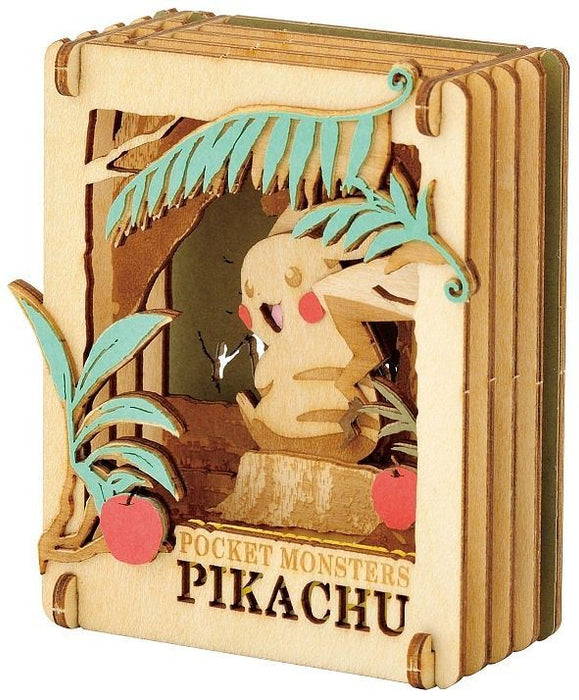 Paper Theater Wood Style - Pokemon - Pikachu (PT-W05)