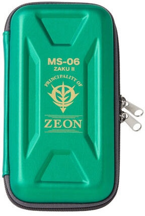 Gundam Stationery - Semi-Hard Pen Case - Zeon (Green)