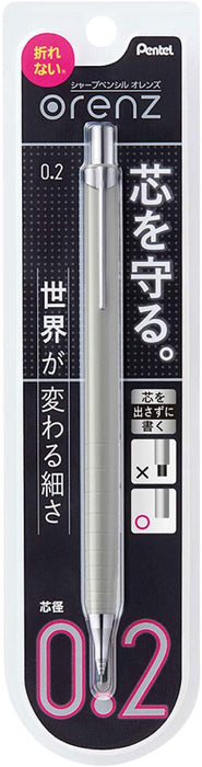 Pentel Orenz 0.2mm Mechanical Pencil - Grey (XPP502-N)