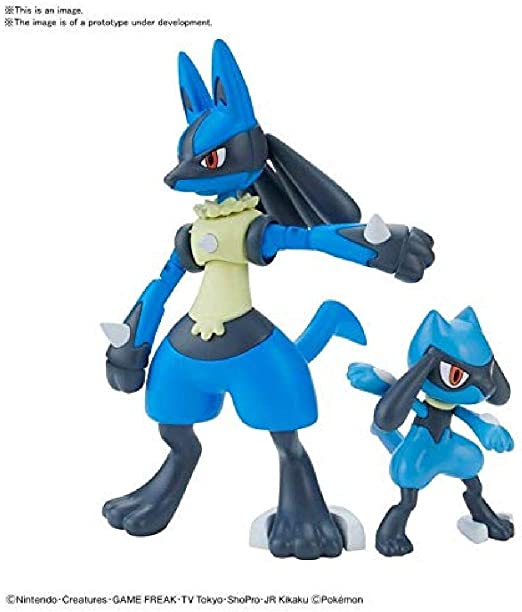 Pokemon Model Kit RIOLU & LUCARIO