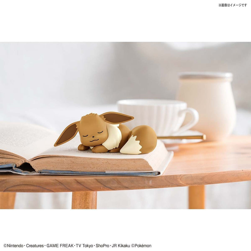 Pokemon Plastic Model Collection Quick!! No.07 Eevee (Sleeping Pose)