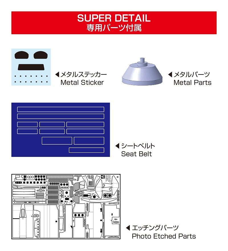 1/24 Nissan R30 Skyline Turbo Gr.5 Kyalami 9H Endurance '82 Super Detail with Photo Etched Metal Parts (Aoshima The Model Car Series SP)