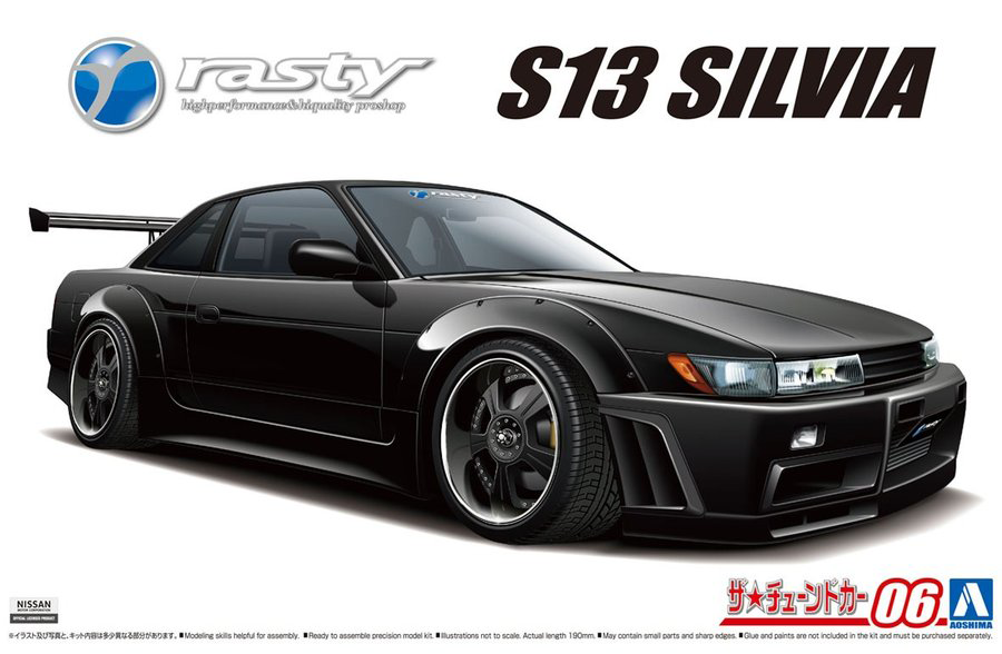 Aoshima 1/24 Nissan RASTY PS13 Silvia '91 (Aoshima The Tuned Car