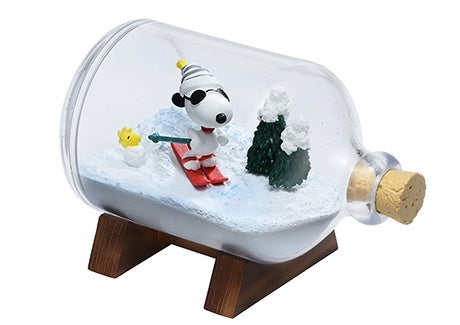 Re-ment - Peanuts - Snoopy & Woodstock Terrarium on Vacation
