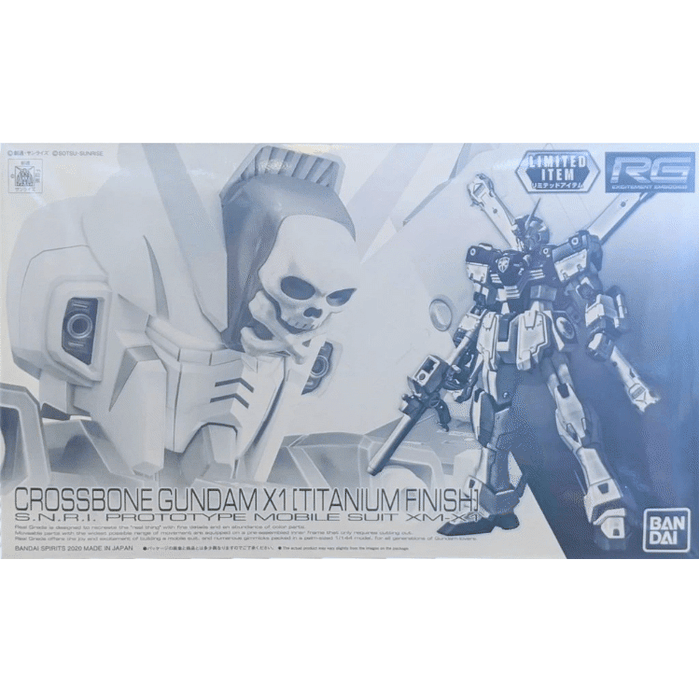 Real Grade (RG) 1/144 XM-X1 Crossbone Gundam X1 Titanium Finish (Convention Exclusives)