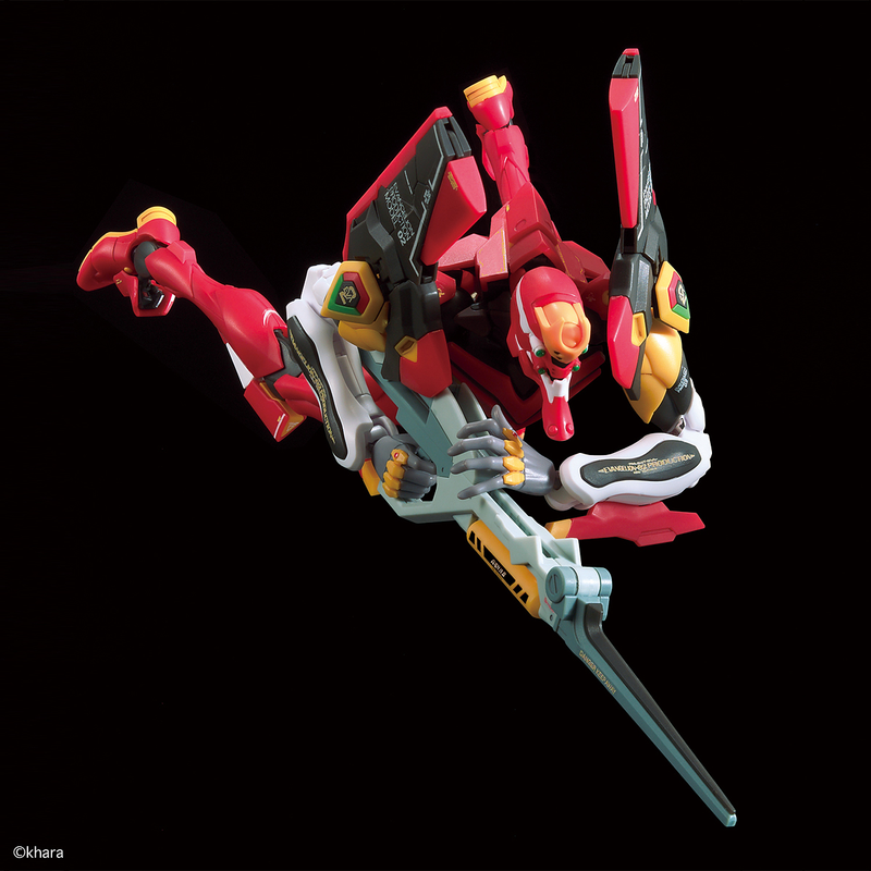 Real Grade (RG) All-Purpose Humanoid Decisive Weapon Artificial Human Evangelion 02 (EVA02) (Production Model)