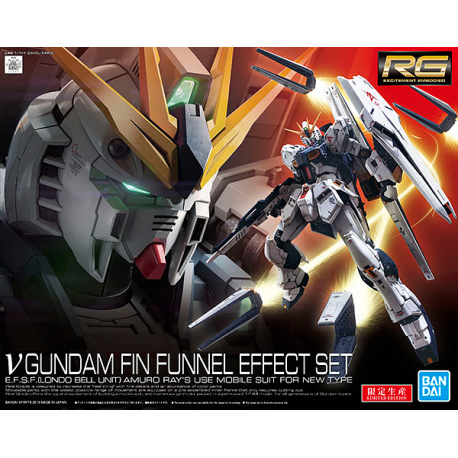 Real Grade 1/144 Nu Gundam Fin Funnel Effect Set (Limited Edition)