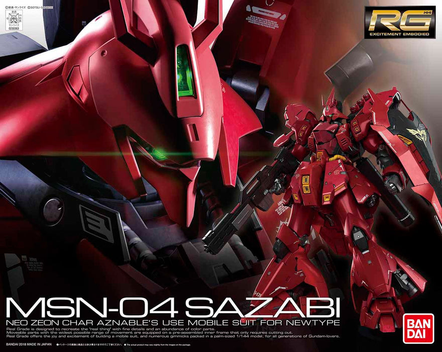 Real Grade 1/144 MSN-04 Sazabi