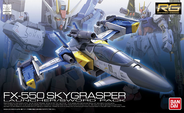 Real Grade (RG) 1/144 FX-550 Skygrasper Launcher/Sword Pack