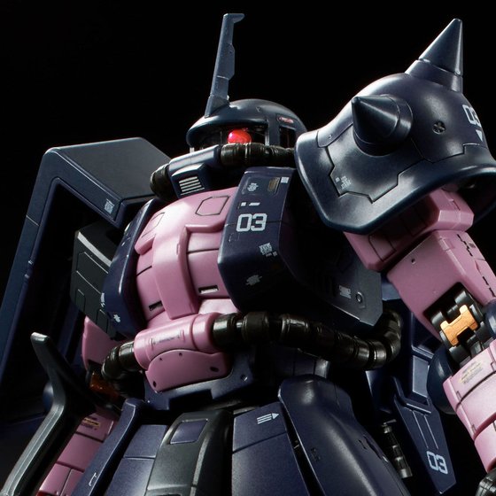 Premium Bandai Real Grade (RG) 1/144 MS-06R-1A Black Tri-Stars Zaku II