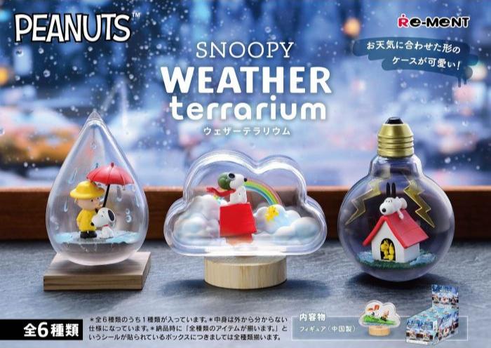 Re-ment - Peanuts - Snoopy Weather Terrarium