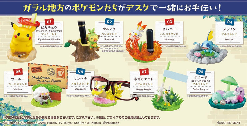 Re-ment - Pokemon - DesQ Go to Galar Desktop Figure