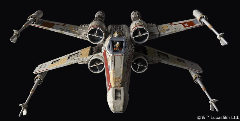 Star Wars 1/72 & 1/144 Red Squadron X-Wing Starfighter Set