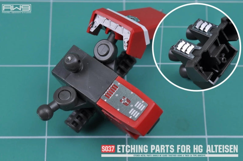 Madworks S037 Etching Parts for HG Alteisen