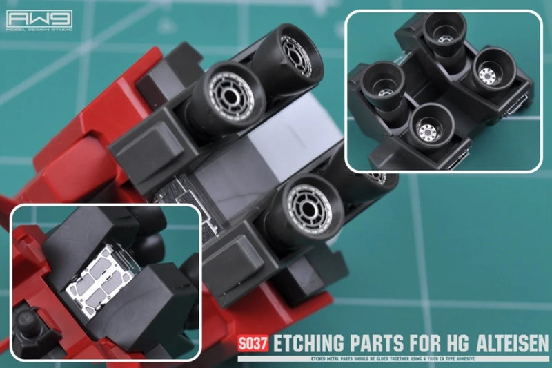 Madworks S037 Etching Parts for HG Alteisen
