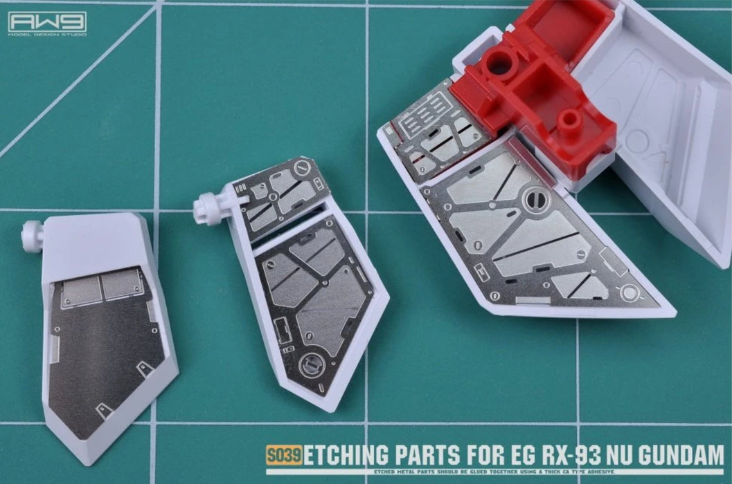 Madworks S039 Etching Parts for Entry Grade (EG) 1/144 RX-93 Nu Gundam
