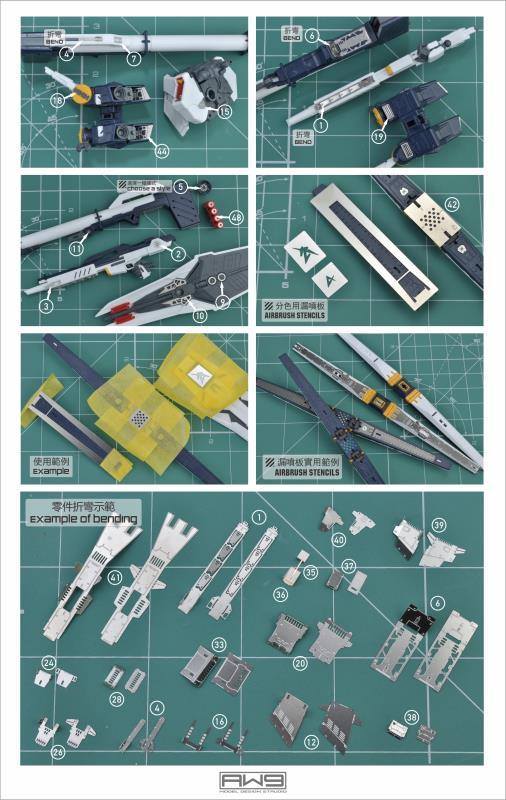 Madworks S003 Etching Parts for RG RX-93 Nu Gundam