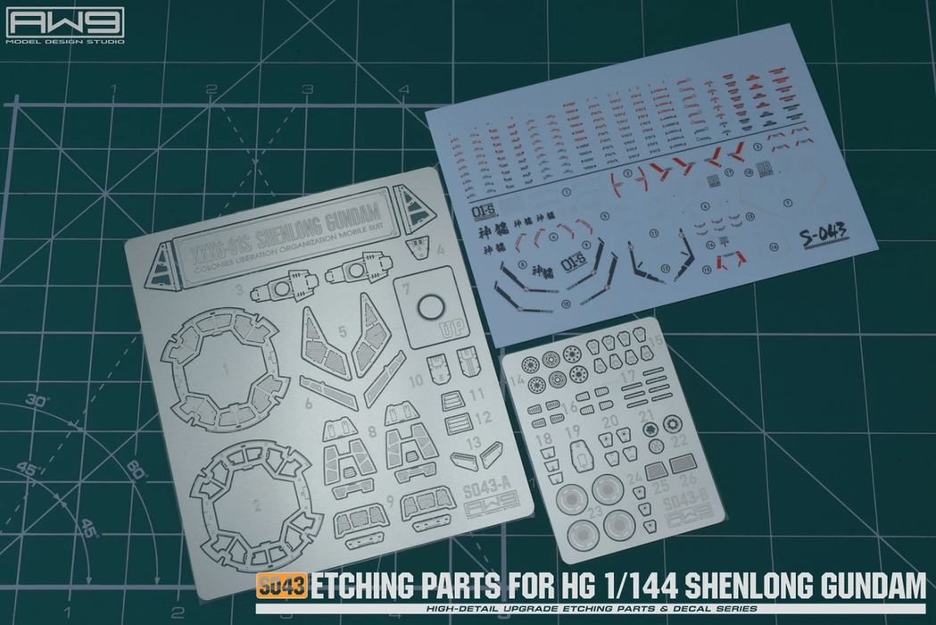 Madworks S43 Etching Parts for High Grade (HG) XXXG-01S Shenlong Gundam
