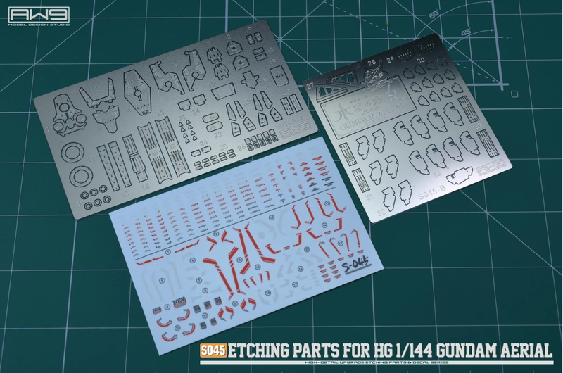Madworks S045 Etching Parts for High Grade (HG) 1/144 XVX-016 Gundam Aerial