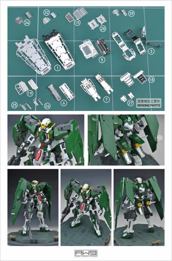 Madworks S009 MG Gundam Dynames Detail-up Parts
