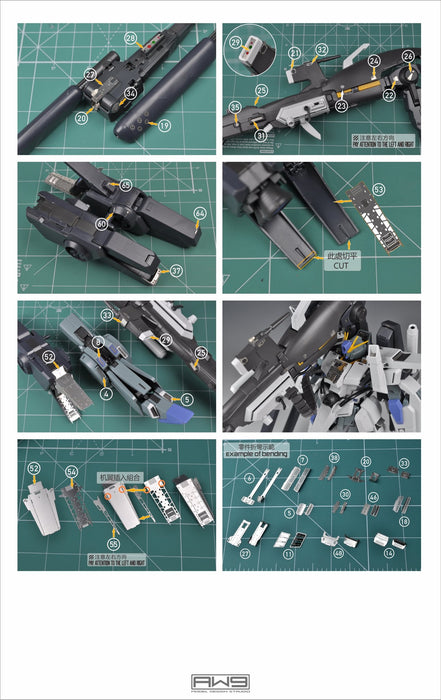 Madworks S16 Etching Parts for MG FAZZ Ver.Ka