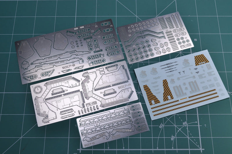 Madworks S017 Etching Parts for RG Evangelion Unit 01 (EVA01) DX Platform