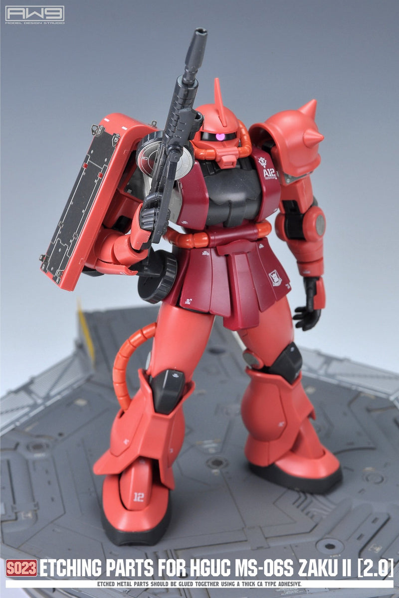 Madworks S023 Etching Parts for HGUC MS-06S Zaku II