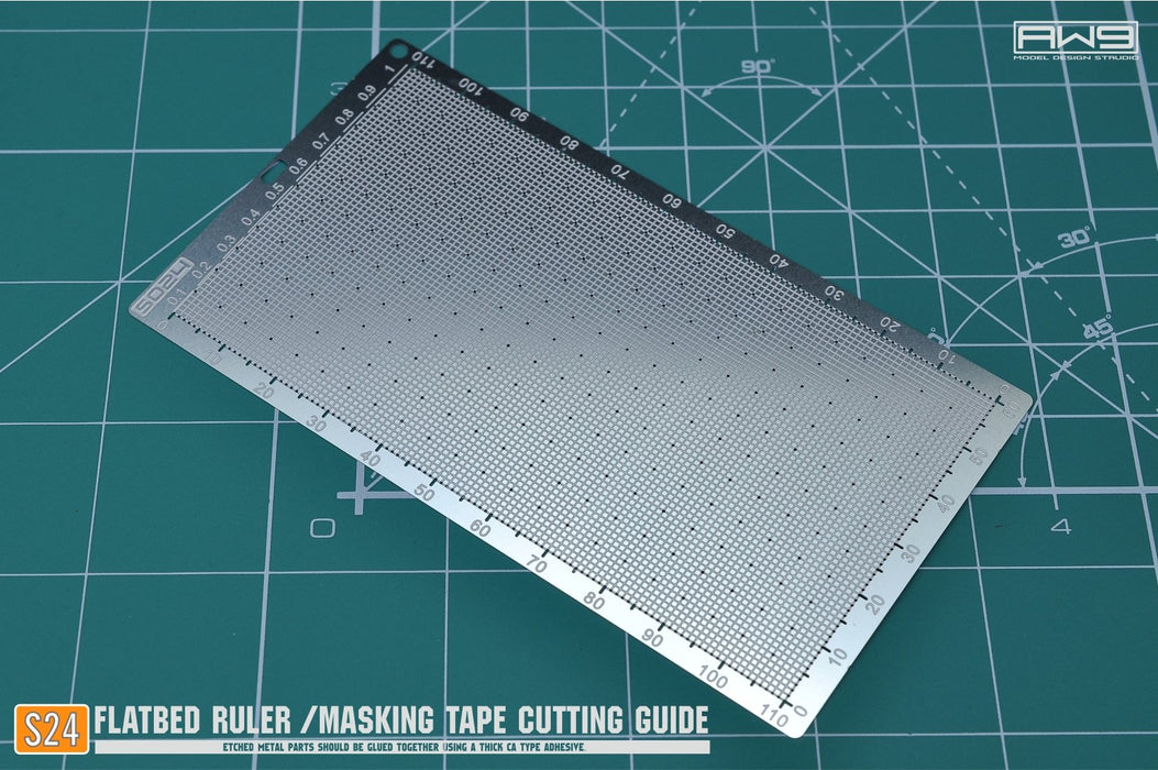 Madworks S024 Flatbed Ruler Photo-etched
