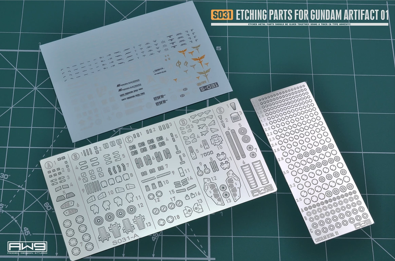Madworks S031 Etching Parts for Gundam Artifacts 01