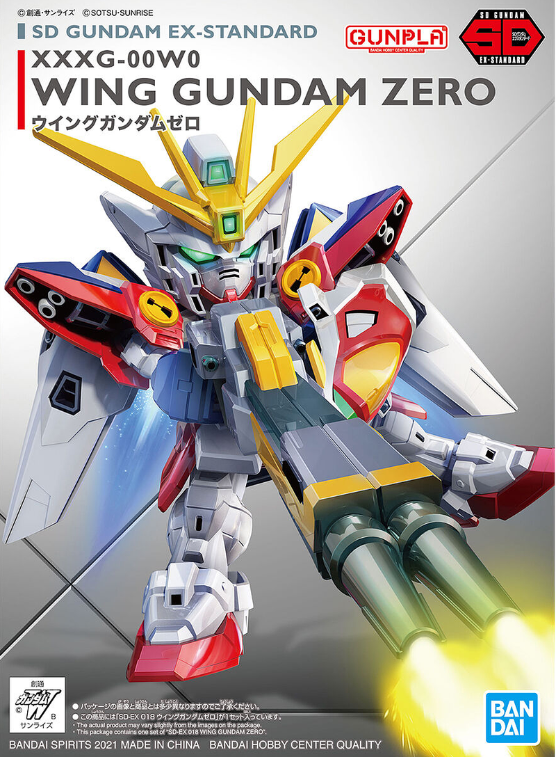 SDEX XXXG-00W0 Wing Gundam Zero (Bandai SD Gundam EX-Standard 018)