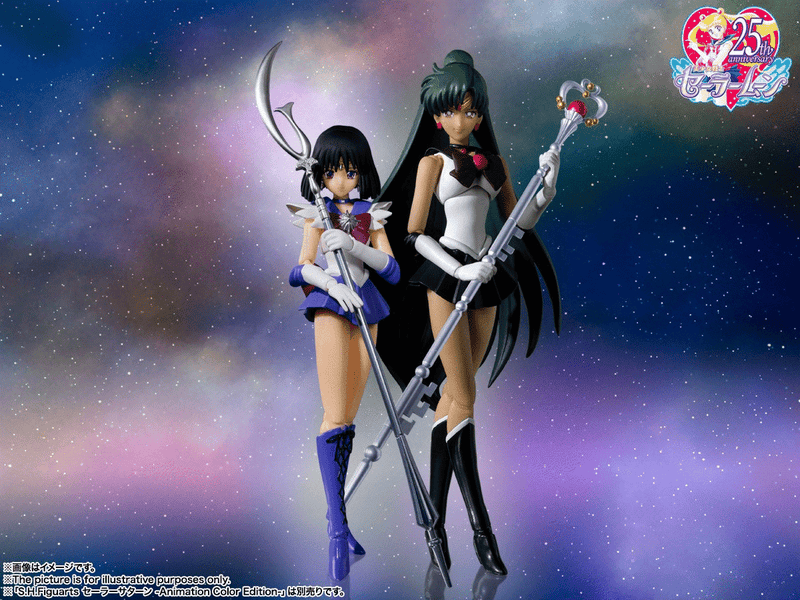 S.H.Figuarts Action Figure - Pretty Guardian Sailor Moon R - Sailor Pluto - Animation Color