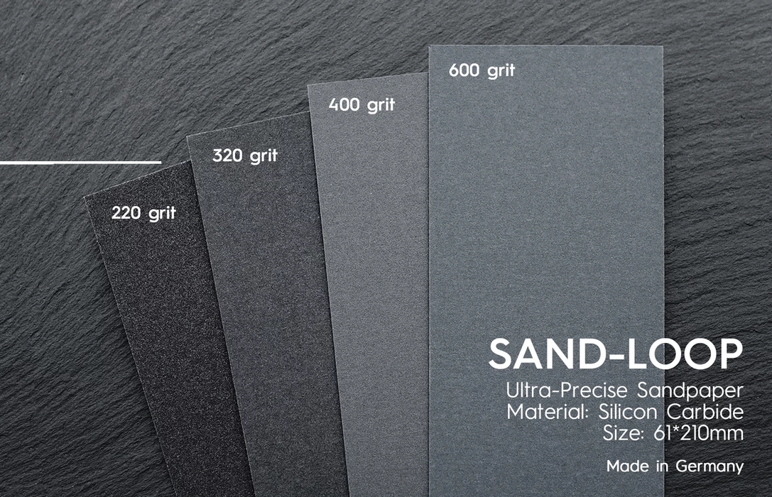 Gunprimer SAND-LOOP FLAT Adhesive Sandpaper (220-600 Grit)