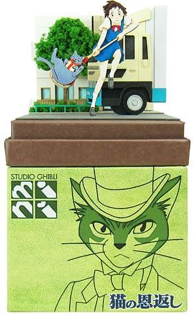 Sankei Miniature Art Kit - Studio Ghibli - Catch Rune (The Cat Returns)
