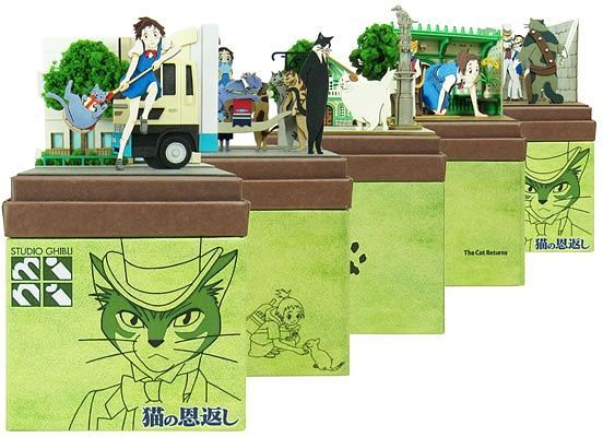 Sankei Miniature Art Kit - Studio Ghibli - Catch Rune (The Cat Returns)