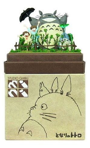 Sankei Miniature Art Kit - Studio Ghibli - Dondoko Dance (My Neighbour Totoro)