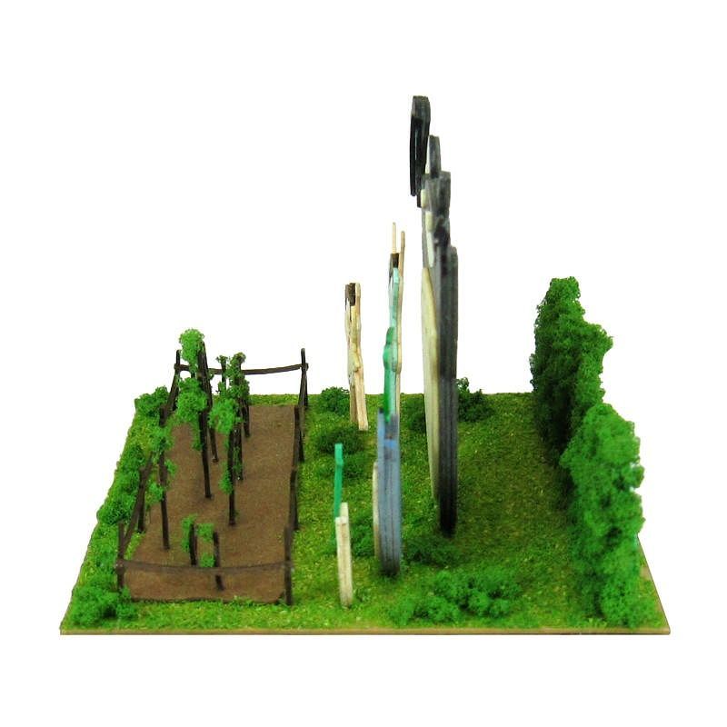 Sankei Miniature Art Kit - Studio Ghibli - Dondoko Dance (My Neighbour Totoro)