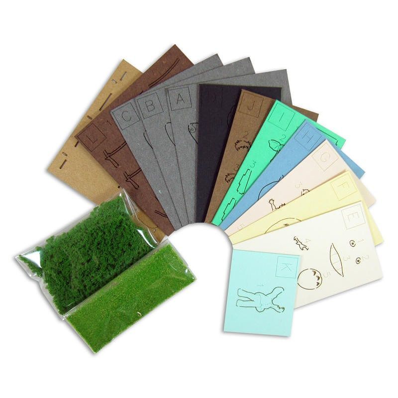 Sankei Miniature Art Kit - Studio Ghibli - Dondoko Dance (My Neighbour Totoro)