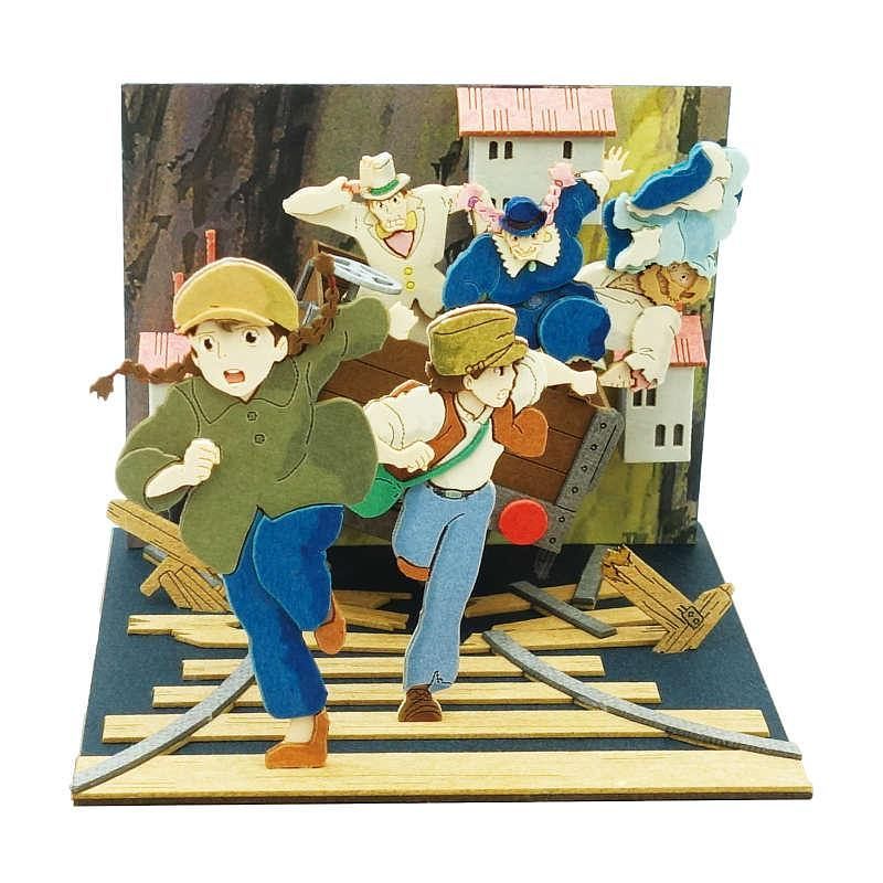 Sankei Miniature Art Kit - Studio Ghibli - Escape Sheeta and Pazu (Laputa: Castle in the Sky)