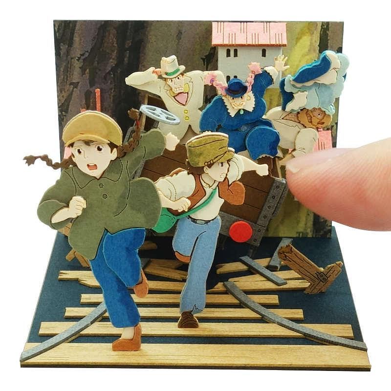 Sankei Miniature Art Kit - Studio Ghibli - Escape Sheeta and Pazu (Laputa: Castle in the Sky)