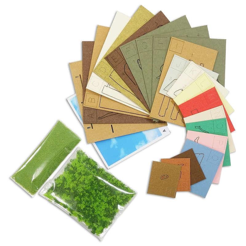 Sankei Miniature Art Kit - Studio Ghibli - Giant Tree Forest (Laputa: Castle in the Sky)