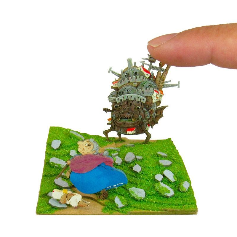 Sankei Miniature Art Kit - Studio Ghibli - Howl's Castle Sophie (Howl's Moving Castle)