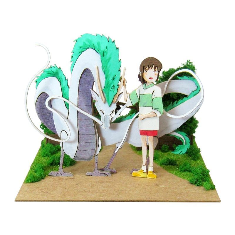 Sankei Miniature Art Kit - Studio Ghibli - Kohakunush & Chihiro (Spirited Away)