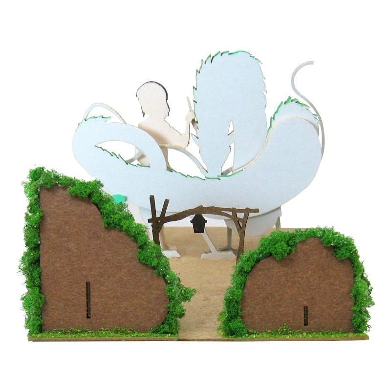 Sankei Miniature Art Kit - Studio Ghibli - Kohakunush & Chihiro (Spirited Away)