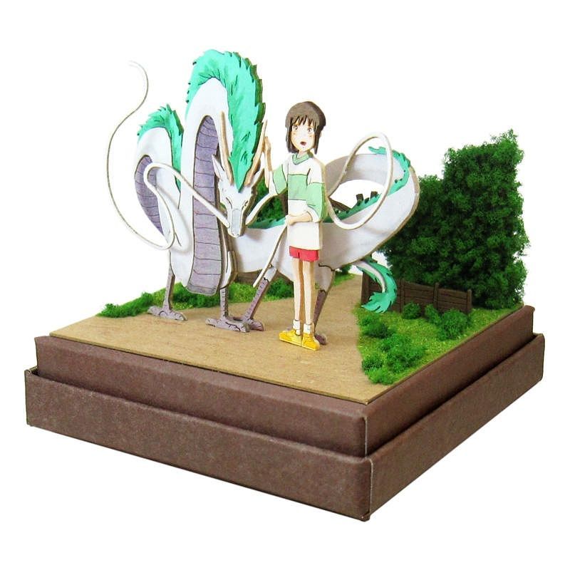 Sankei Miniature Art Kit - Studio Ghibli - Kohakunush & Chihiro (Spirited Away)