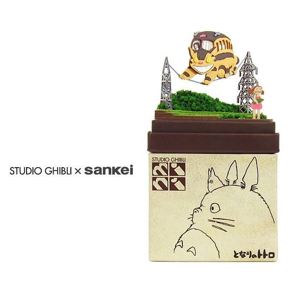 Sankei Miniature Art Kit - Studio Ghibli - Mei & Nekobus (My Neighbour Totoro)
